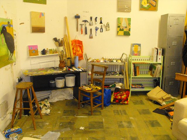 Interior of artist Charlie Day’s studio. Photo: Collective Studios