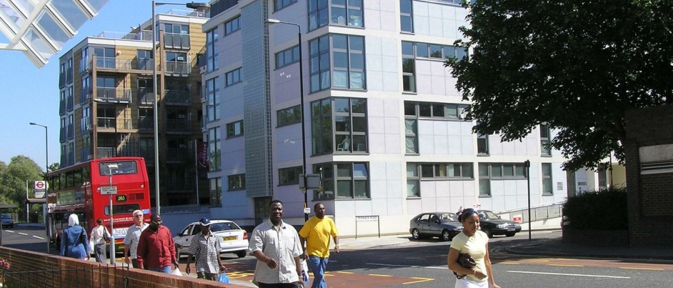 Exterior of Acme's The Galleria in Peckham, London