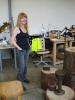 Annette Petch in her studio at Manor Oaks